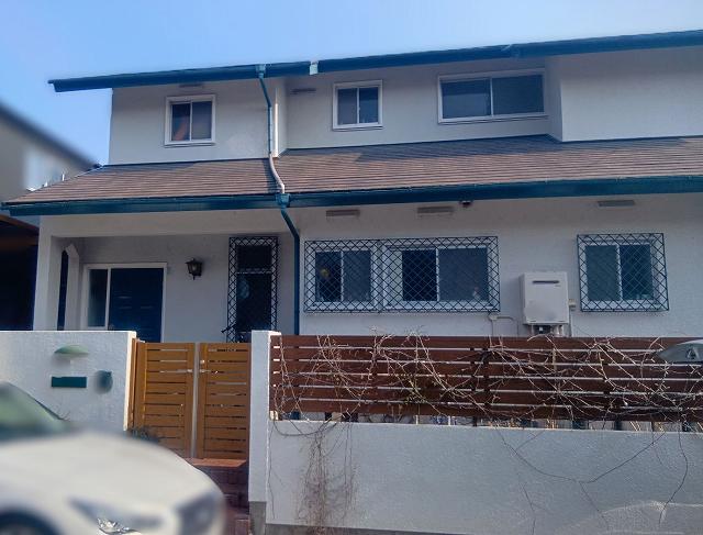 ツタ　処理後　外壁